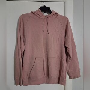 H&M Men's Pink Hoodie Size Medium